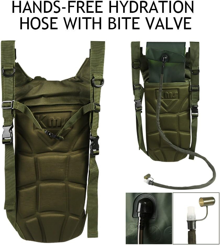 Hydration Backpack,  Water Backpack with 3L Water Bladder, Cycling Backpack for Outdoor Running Climbing Hiking Cycling Camping Bag