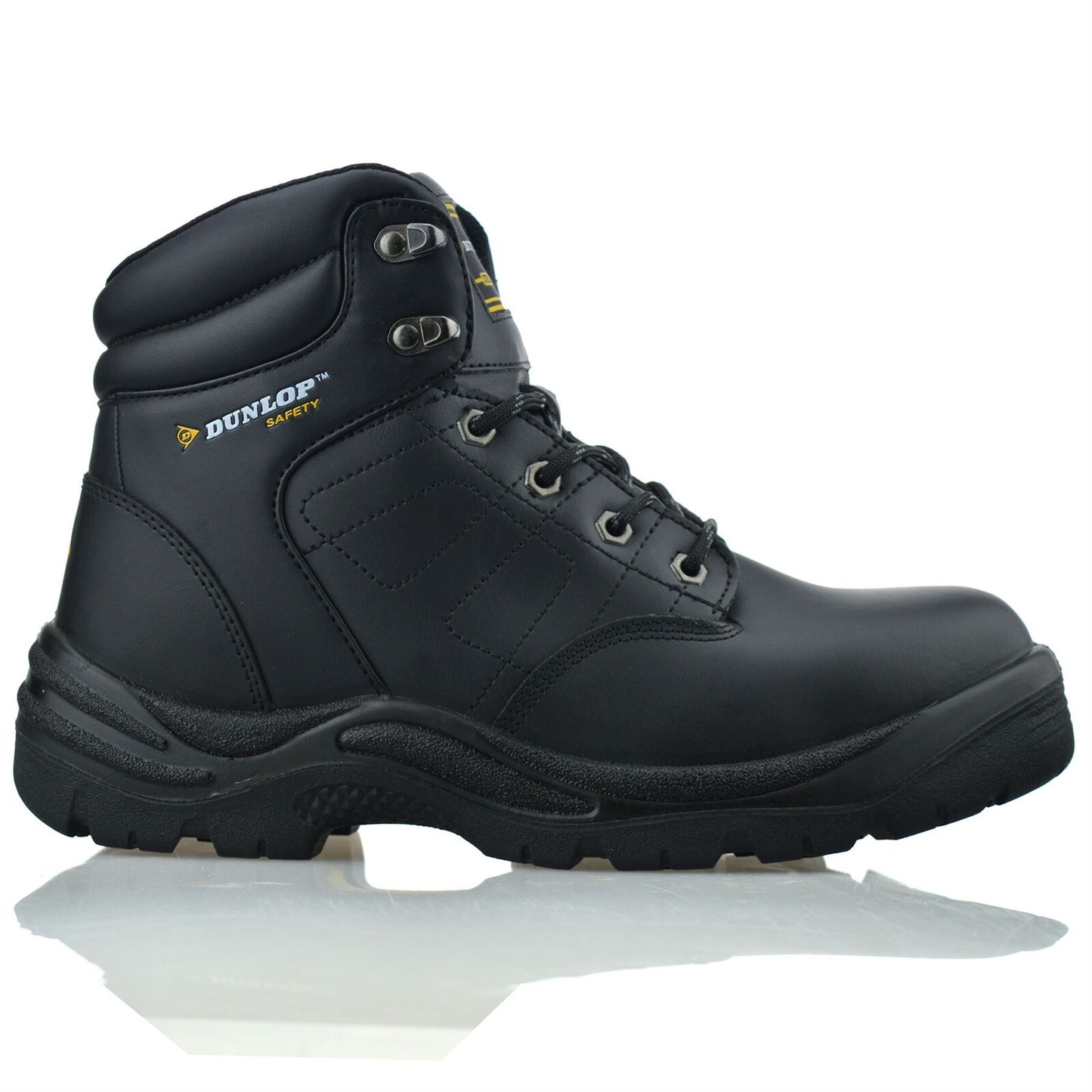 Mens New Leather Safety Steel Toe Cap Work Ankle Walking Combat Boots Shoes Size